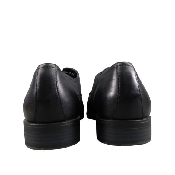 Nordstrom Shoes Men 10 Oxford Derby Dress Formal Leather OrtholiteBlack Classic - Picture 5 of 15